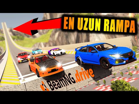 EN UZUN RAMPADAN ATLADIM ,  ARABALARA TUZAK KURDUM // BeamNG.drive