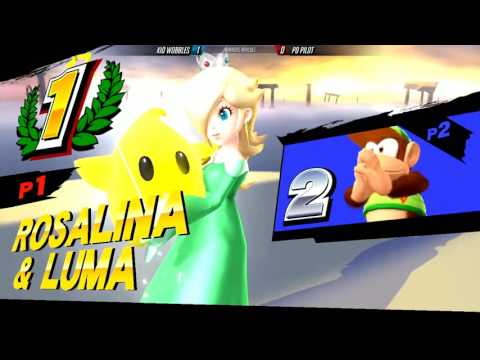 BBG Winter 2017 - Kid Wobbles (Rosalina) Vs. Pilot (Diddy Kong) - Pools
