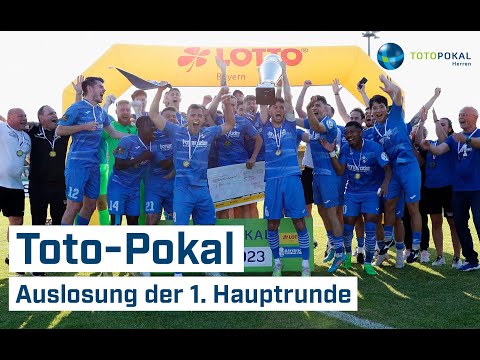 Auslosung 1. Hauptrunde BFV-Toto-Pokal-Wettbewerb 2023/24