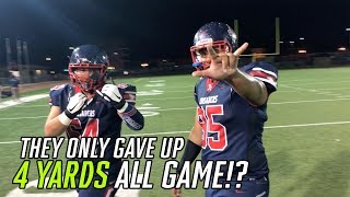 Insane Defense ONLY Allows 4 Yards ALL GAME! Hawaii&#39;s Top Team Wins 72-6 😱