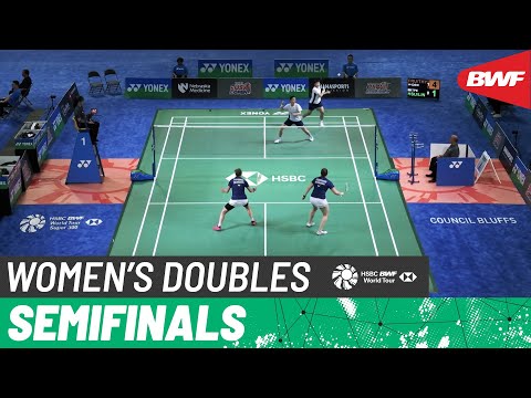 YONEX US Open 2023 | Fruergaard/Thygesen (DEN) [1] vs. Hsu/Lin (TPE) [4] | SF