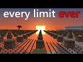Every Minecraft Distance Limit Ever