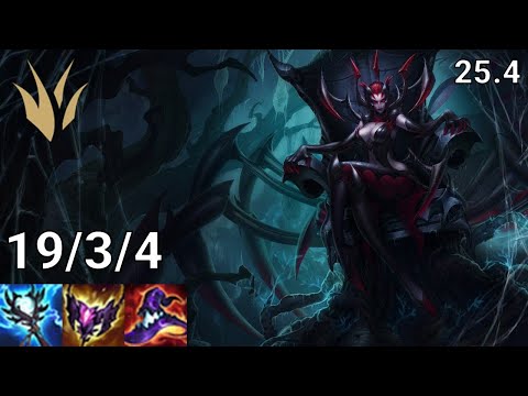 Elise Jungle vs Karthus - EUW Master | Patch 25.4