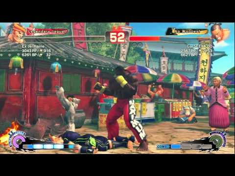 Ex Jermaine (Adon) vs: GarSEEYA 00 (Deej) - SSF4:AE TRUE HD High Ranked Matches.