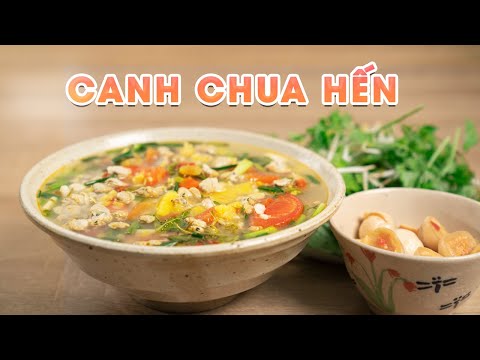 Canh hến nấu chua
