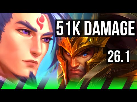 MASTER YI vs JARVAN IV (JGL) | Good KDA: 27/2/5, 51K damage | EUNE Master | 26.1