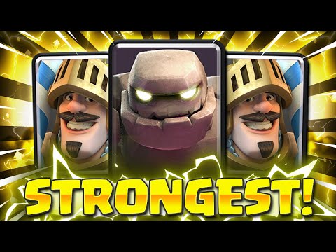 THE ULTIMATE 2021 TROPHY COMBO!! #1 BEST GOLEM DECK in Clash Royale!!