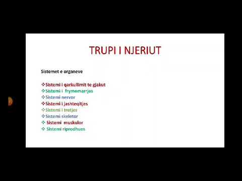 Sistemet e organeve te njeriu