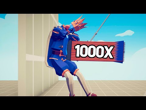 1000x OVERPOWERED ARCHER PINNING EVERY UNIT TO THE WALL | TABS Totally Accurate Battle Simulator