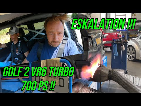 Turbo-Gockel VW Golf 2 - VR6 Turbo 700 HP - Escalation!