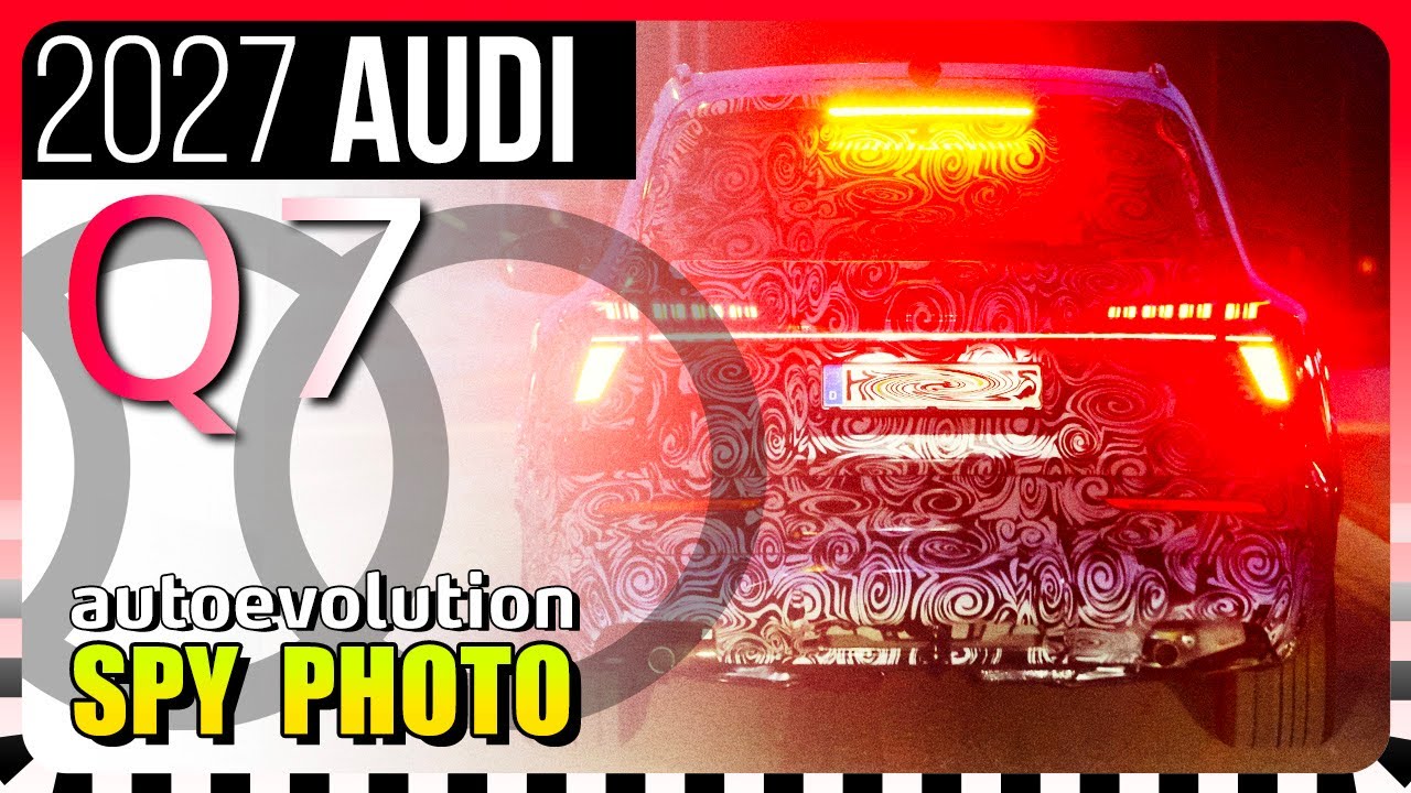 2027 Audi Q7 Shows Production Lights in Latest Spy Photos - autoevolution