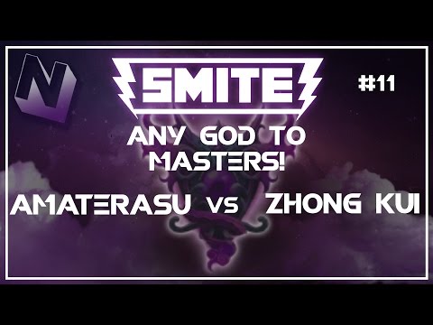 Smite: S4 Summer Split Duel! | | Any God to Masters! | Amaterasu vs Zhong Kui | #11