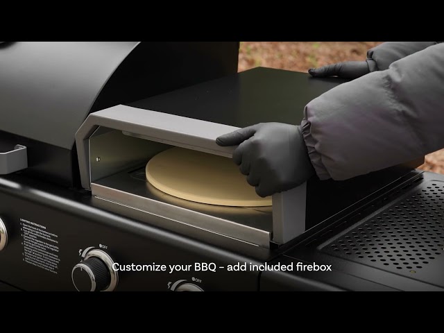 Boss Grill Forno 3-in-1 3 Burner Gas BBQ with Pizza Oven - Black