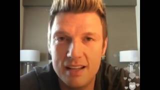 Nick carter hablando español en via istagram