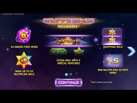 Extreme Megaways gameplay video