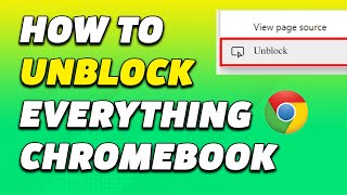 How To Unblock Everything On School Chromebook (EASY!)