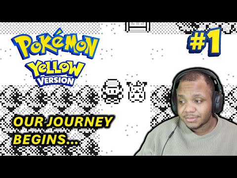 STARTING MY GEN 1 ADVENTURE | POKEMON YELLOW | PART 1 | Let’s Play