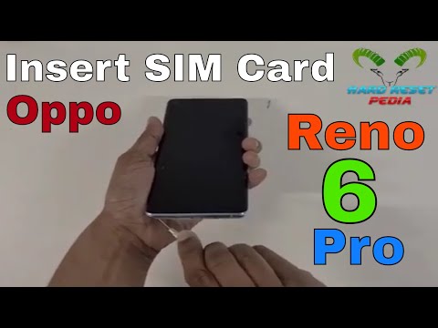 OPPO Reno6 Pro Insert The SIM Card