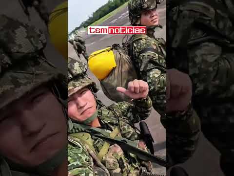 Video grabado por soldado oriundo de #Magangué, #Bolívar, minutos antes de abordar el avión Hércules