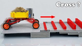 LEGO Car Suspension Testing vs Growing Obstacles | Smart Lego