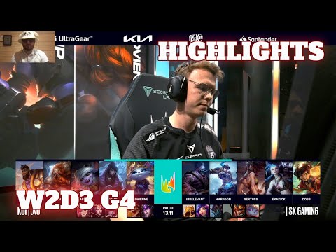 KOI vs SK - Highlights (ESS Reacts) | Week 2 Day 3 LEC Summer 2023 | KOI vs SK Gaming W2D3