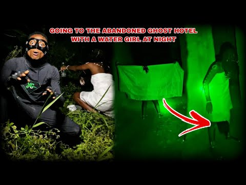 I Went To The Abandoned Ghost Hotel With A Water Girl At Night | FULL VIDEO 
