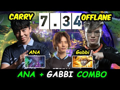 Entity.Gabbi 7.34 OFFLANE Feat ANA HumbleGOd Carry Combo Dota 2