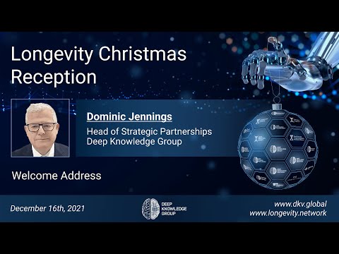 #DKG Longevity Christmas Reception - Dominic Jennings welcoming