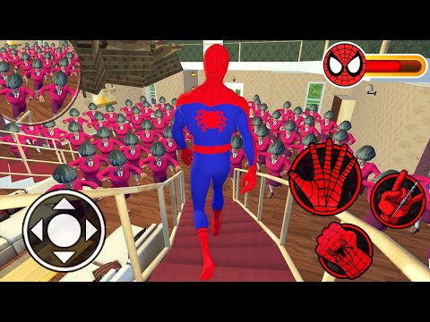 Playing as SpiderMan VS Teacher Army