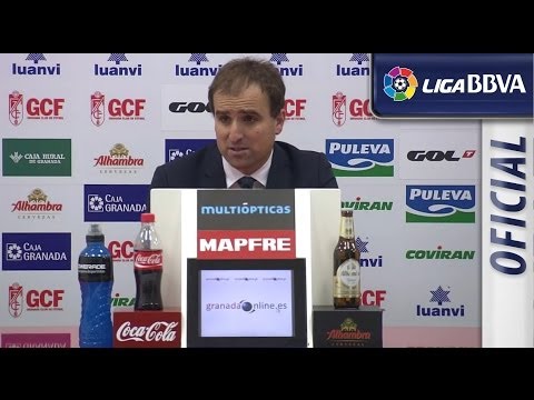 Rueda de Prensa de Arrasate tras el Granada CF (1-3) Real Sociedad - HD