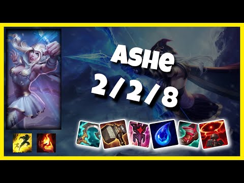 Ashe 10.25 Gameplay Challenger Replay S11 Support (2/2/8) - KOREAN
