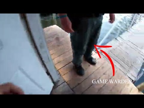 Getting Checked by the GAME WARDEN (While Fishing)