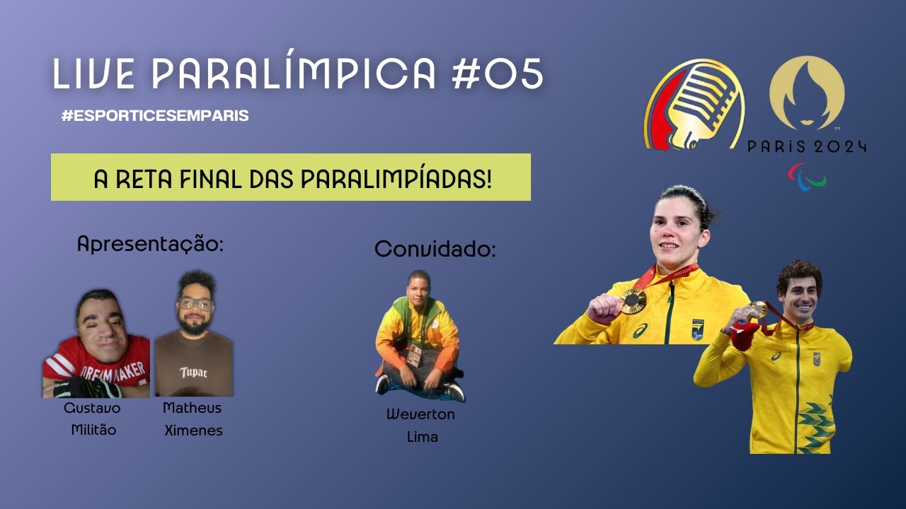 LIVE PARALÍMPICA #05 | Esportices em Paris 2024