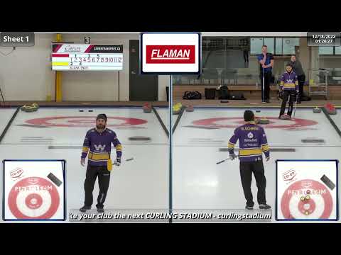 Tran/Sluchinski vs. Sturmay/Kleibrink - SEMIS - Curling Stadium Alberta Curling Series
