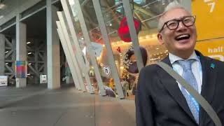 #日本保守党　党大会会場前でまさる部長を探せ！