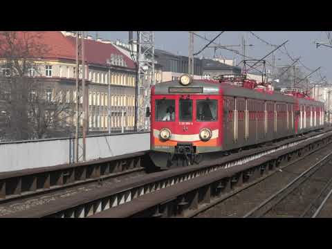 EN57-1282 + EN57-1292 mija most na Wiśle Kraków Zabłocie Przewozy Regionalne Mikołów - Rzeszów [4K]