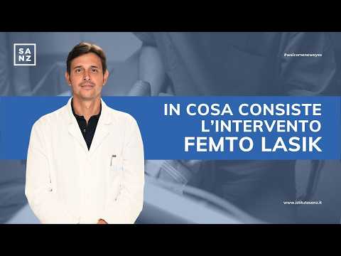 Come funziona la Femto LASIK, raccontata dal Dott. Sanz.