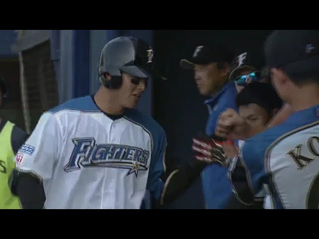 【ファーム】ファイターズ・森山 右中間スタンドへ飛び込む2号ソロホームラン!! 2018/4/1 F-S(ファーム)