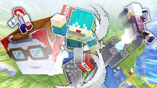 【マイクラ】サバイバルで誰が一番高いところに行けるか対決！！【マインクラフト】