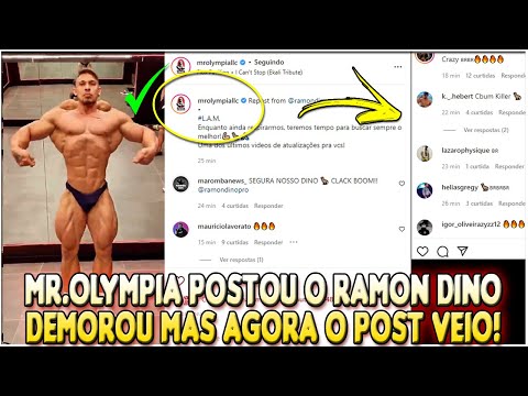 MR OLYMPIA'S INSTAGRAM POSTED RAMON DINO AND FANS GO CRAZY | AFTER A LONG TIME IT HAPPENED!