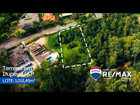 🏠TERRENO À VENDA | Terreno com 1.013,45m² em Itupeva, São Paulo | REMAX CITY