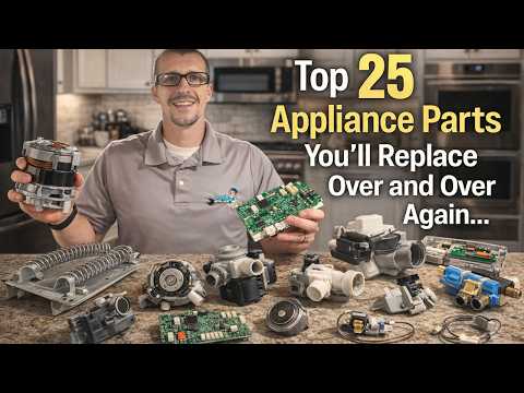 Top 25 Appliance Parts You’ll Replace Over and Over Again