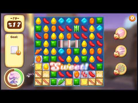 Candy Crush Tales Level 79 - NO BOOSTERS + FULL STORY + NO ADS 📖 | SKILLGAMING ✔️