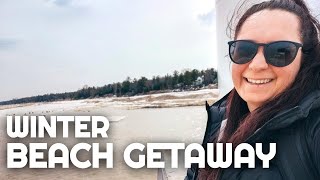 WINTER AT THE BEACH | Grand Bend and Pinery Provincial Park in the Winter | Things to do in Ontario