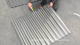 How to: Turn Up Corrugated Iron Sheets | Metal Roofing Online