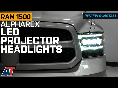 2009-2018 RAM 1500 AlphaRex NOVA-Series LED Projector Headlights Review & Install
