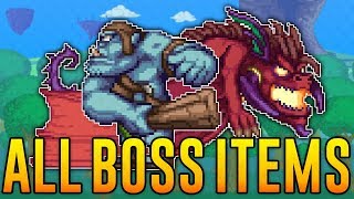 Terraria 1.3.4 NEW ALL BOSS ITEMS (Betsy Dragon, Dark Mage, Ogre, Weapons, Pets, Drops) @demizegg