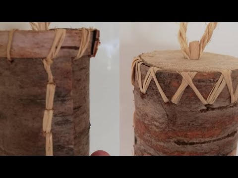 Bushcraft. How to make a Birch Bark Container. Birch Bark Skills. Bushcraft skills. Des Cattys
