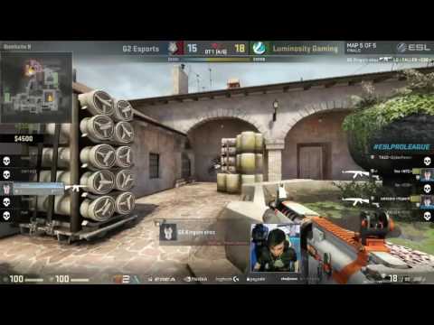 CS:GO - Another Shox 1 vs 4 Clutch vs Luminosity Gaming @ ESL Pro League Final