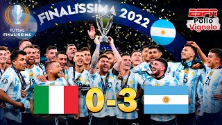 Download lagu Así fue como ARGENTINA goleó 3-0 a ITALIA en la FINALISSIMA de WEMBLEY 🏆 ⚽⚽⚽ mp3